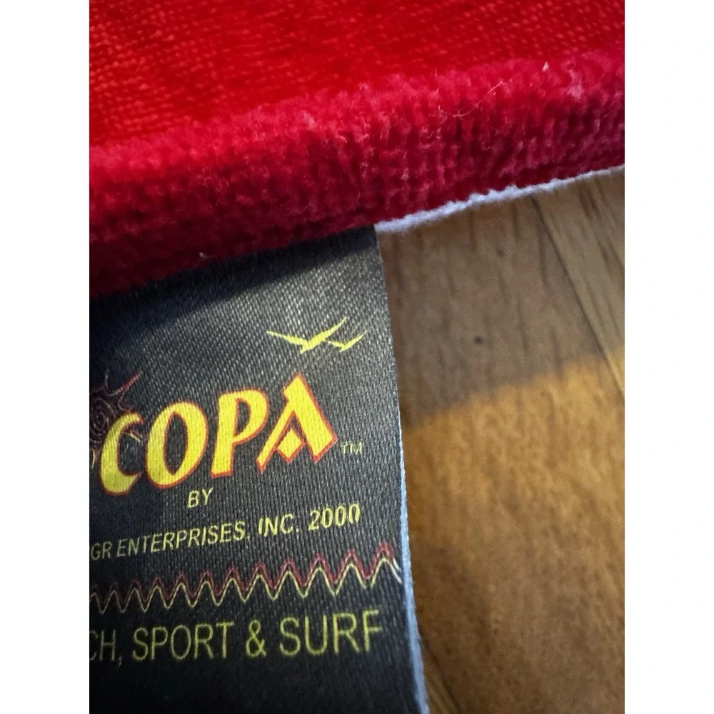 Vintage Copa Sun Moon Celestial Face Cotton Towel Beach‎ Y2K 2000 Psychedelic